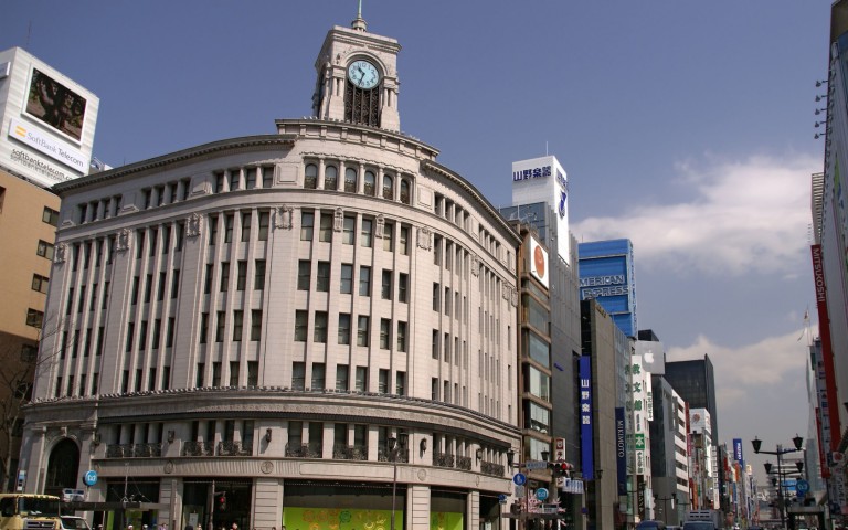 The Wako Store and its famous clock